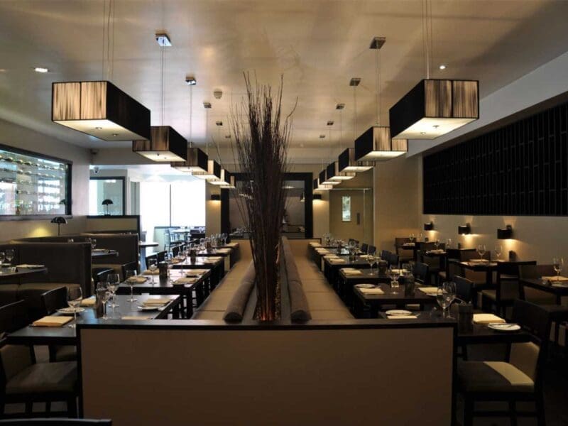 Ponte Nuovo dining area.